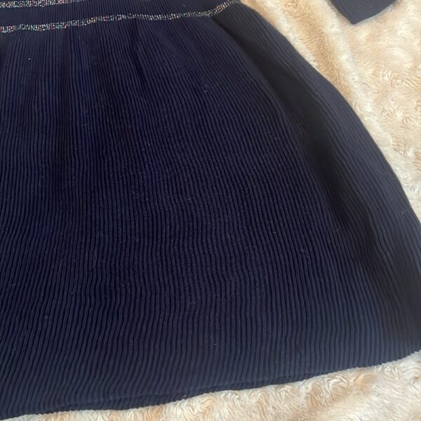 J crew, Crew Cuts, navy sweater dress with sparkles, size 6