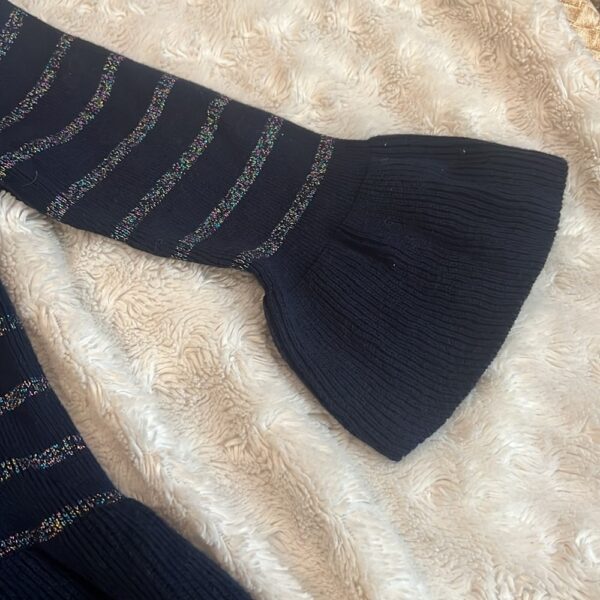 J crew, Crew Cuts, navy sweater dress with sparkles, size 6