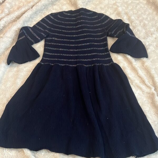 J crew, Crew Cuts, navy sweater dress with sparkles, size 6