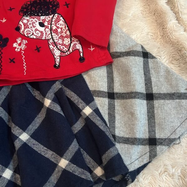 Deux par Deux, skirt and top, size 4