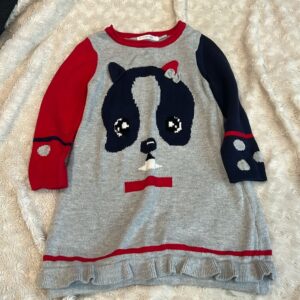 Deux par Deux, sweater dress with leggings, size 4