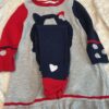 Deux par Deux, sweater dress with leggings, size 4