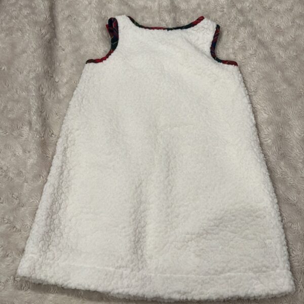 Gaultier Bebe, NWT, quilted white dress with front pockets, sz 3