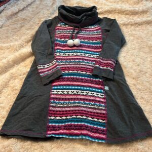Deux par Deux, cowl neck long sleeved dress, size 6
