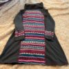 Deux par Deux, cowl neck long sleeved dress, size 6