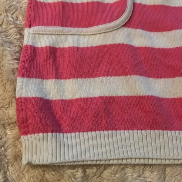 Lilly Pulitzer, pink and white sweater skirt, size 5