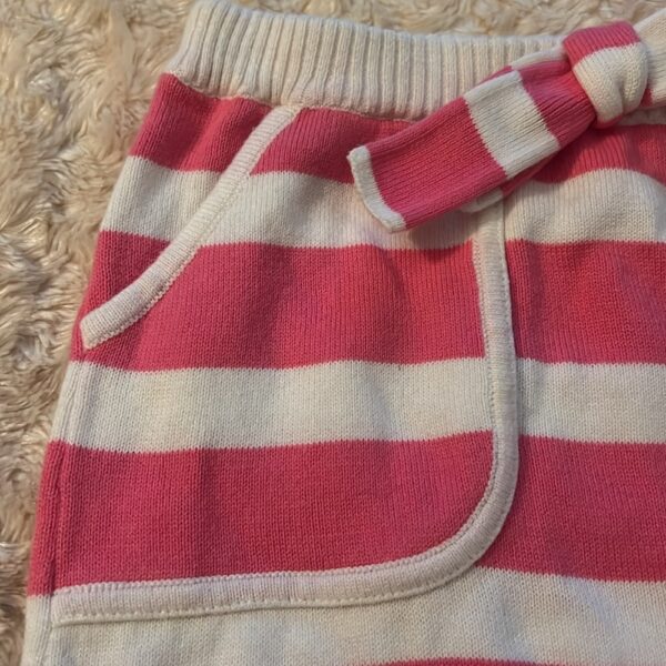 Lilly Pulitzer, pink and white sweater skirt, size 5