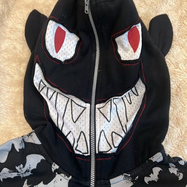 Like new, awesome full zip hoodie by Monster Republic, size 5