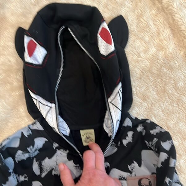 Like new, awesome full zip hoodie by Monster Republic, size 5