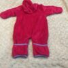 NWOT, North Face, infant lightweight fleece one pc, size 0-3 months