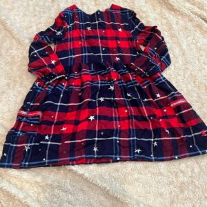 Joules, girl’s lightweight, soft, flannel style long sleeved dress, size 6