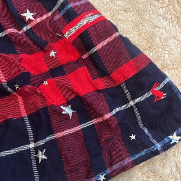 Joules, girl’s lightweight, soft, flannel style long sleeved dress, size 6