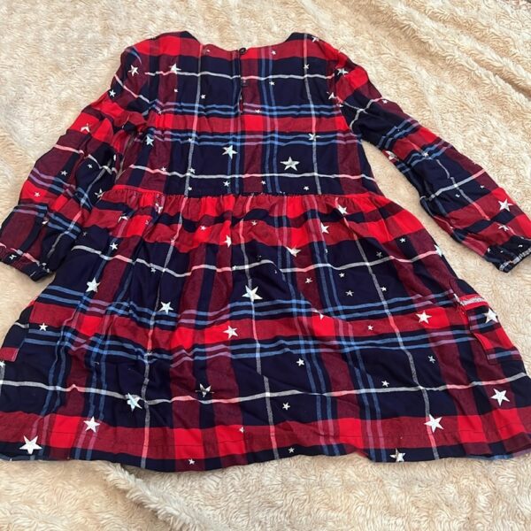 Joules, girl’s lightweight, soft, flannel style long sleeved dress, size 6