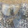 Mayoral, super soft and cozy white and silver sweater dress, sz 24 months