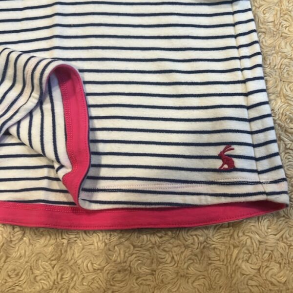 Joules, long sleeved jersey style dress with Cat, size 2-3 years