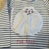 Joules, long sleeved jersey style dress with Cat, size 2-3 years