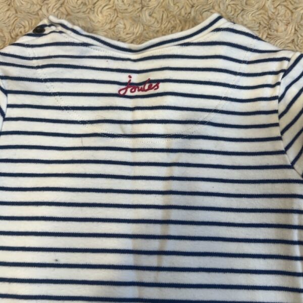 Joules, long sleeved jersey style dress with Cat, size 2-3 years