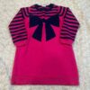 EGG Baby, pink and navy sweater dress, size 24 months
