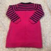 EGG Baby, pink and navy sweater dress, size 24 months