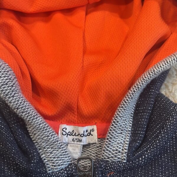 NWOT, Splendid, boy’s super soft zip hoodie, size 6-12 months