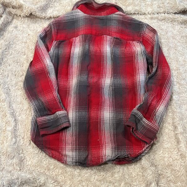 Polo, Ralph Lauren, boy’s red flannel button-up shirt, size 5