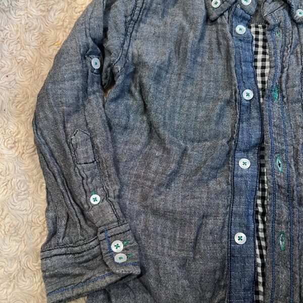 Hatley, boy’s button up shirt, “Antique Tractor Club”, size 5