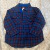 NWOT, Tea Collection, red and blue button up, size 3