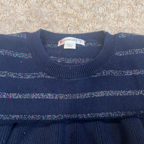 Crewcuts, navy sweater dress, size 6