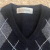Crewcuts, black cashmere sweater vest, size s (6-7)