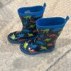 Hatley, pair of boy’s rainboots, dinosaur pattern, sz 12