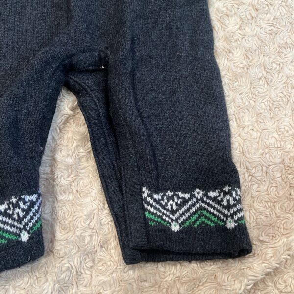 Hanna Andersson, heavy sweater onesie with hood, size 18-24 months