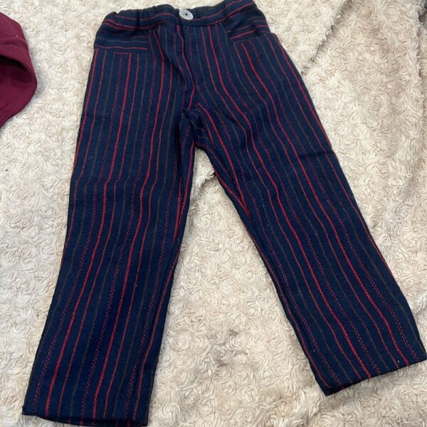 2 pc outfit, wool pants with sweater, size 2-3