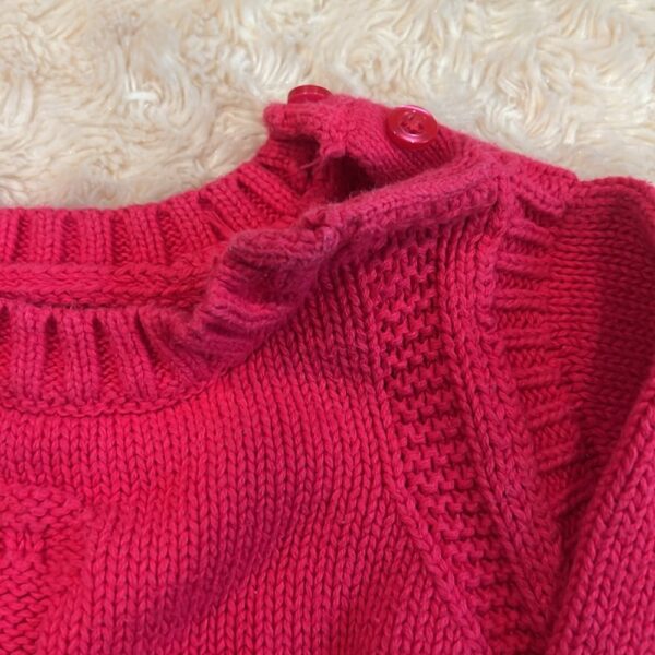 Baby Gap, girl’s sweater dress with anchor, size 3-6 months