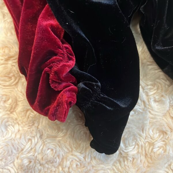 Ralph Lauren, 2 pairs of baby girl leggings, black and maroon, size 3 months