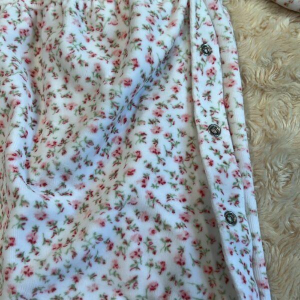 Ralph Lauren, floral velour onesie, size 6 months