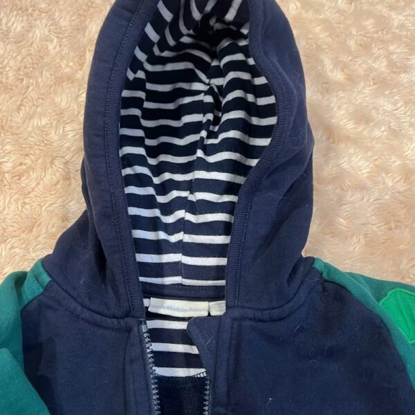 Jojo Maman Bebe, boy’s zip-up dinosaur hoodie, sz 18-24 months