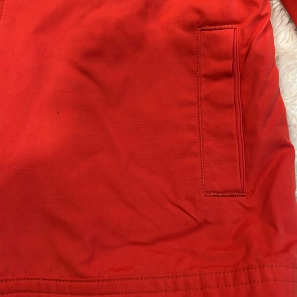 Janie and Jack, orange zip up rain resistant wind breaker, size 12-24 months
