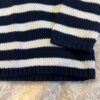 Crewcuts, classic navy and white roll neck sweater, size 3
