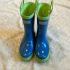 Hatley, pr of blue rain boots, size 13