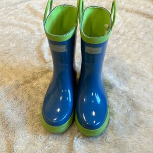 Hatley, pr of blue rain boots, size 13