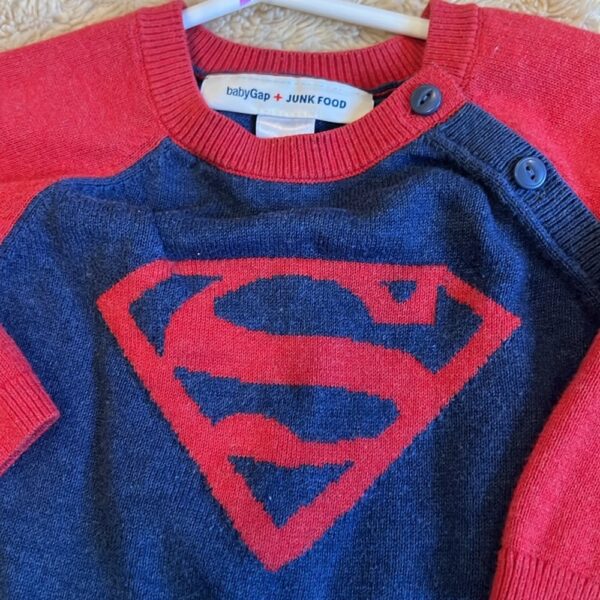 Gap, boy’s one piece sweater by Junk Food, size 3-6 mos