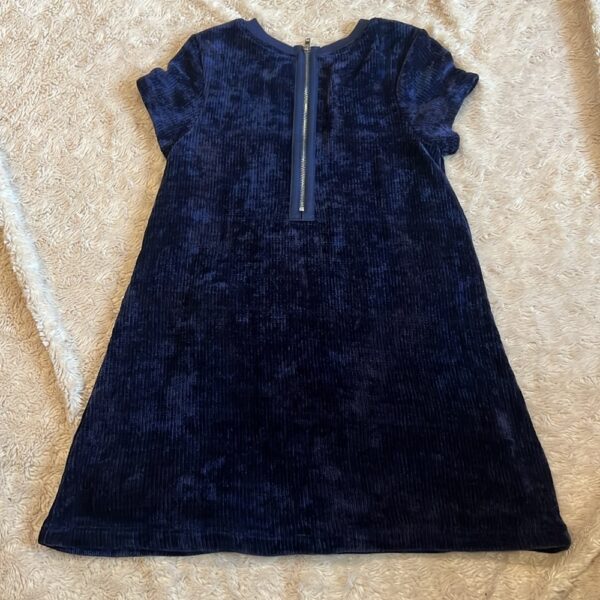 Baby Sara by SaraSara, blue sweater dress with rainbow detail, size 6