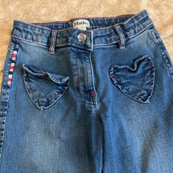 Hatley, 2 pc Jean and sweater set, size 7