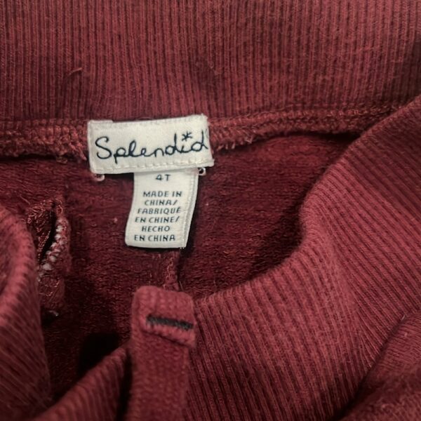 Splendid, matching shirt and sweatpants, size 4T