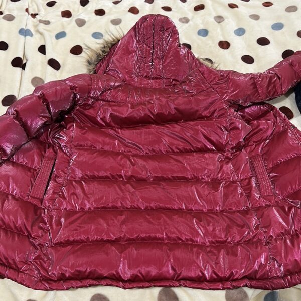 Appaman, hooded 3/4 down coat with faux fur, size 10