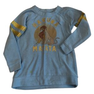 Chaser for Disney, like new, lightweight sweatshirt pullover, size 5