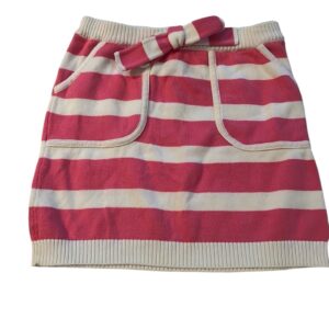 Lilly Pulitzer, pink and white sweater skirt, size 5