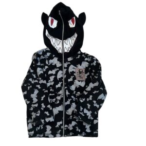 Like new, awesome full zip hoodie by Monster Republic, size 5