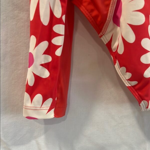 Mini Boden Red Floral Long Sleeved Girl’s Swimsuit, sz 13-14 yrs