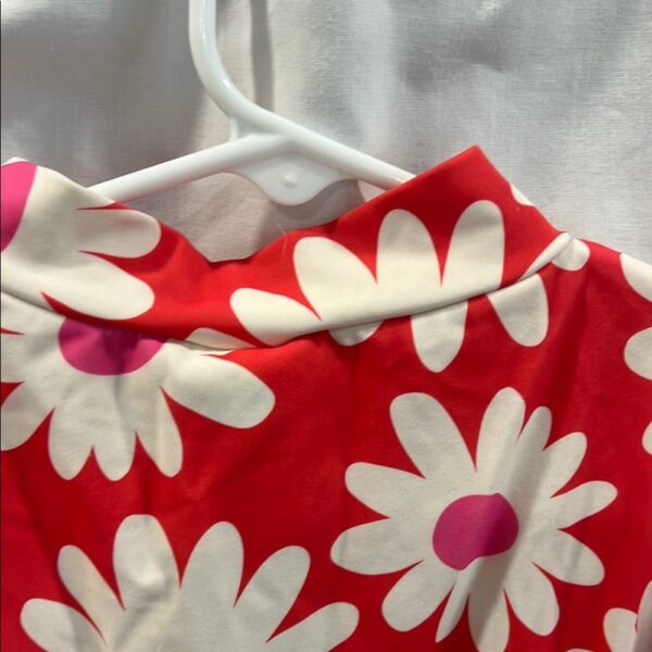 Mini Boden Red Floral Long Sleeved Girl’s Swimsuit, sz 13-14 yrs